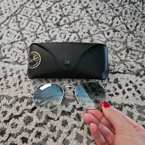 Ray-Ban Jack Sunglasses in Polished Silver - Picture 1 of 5